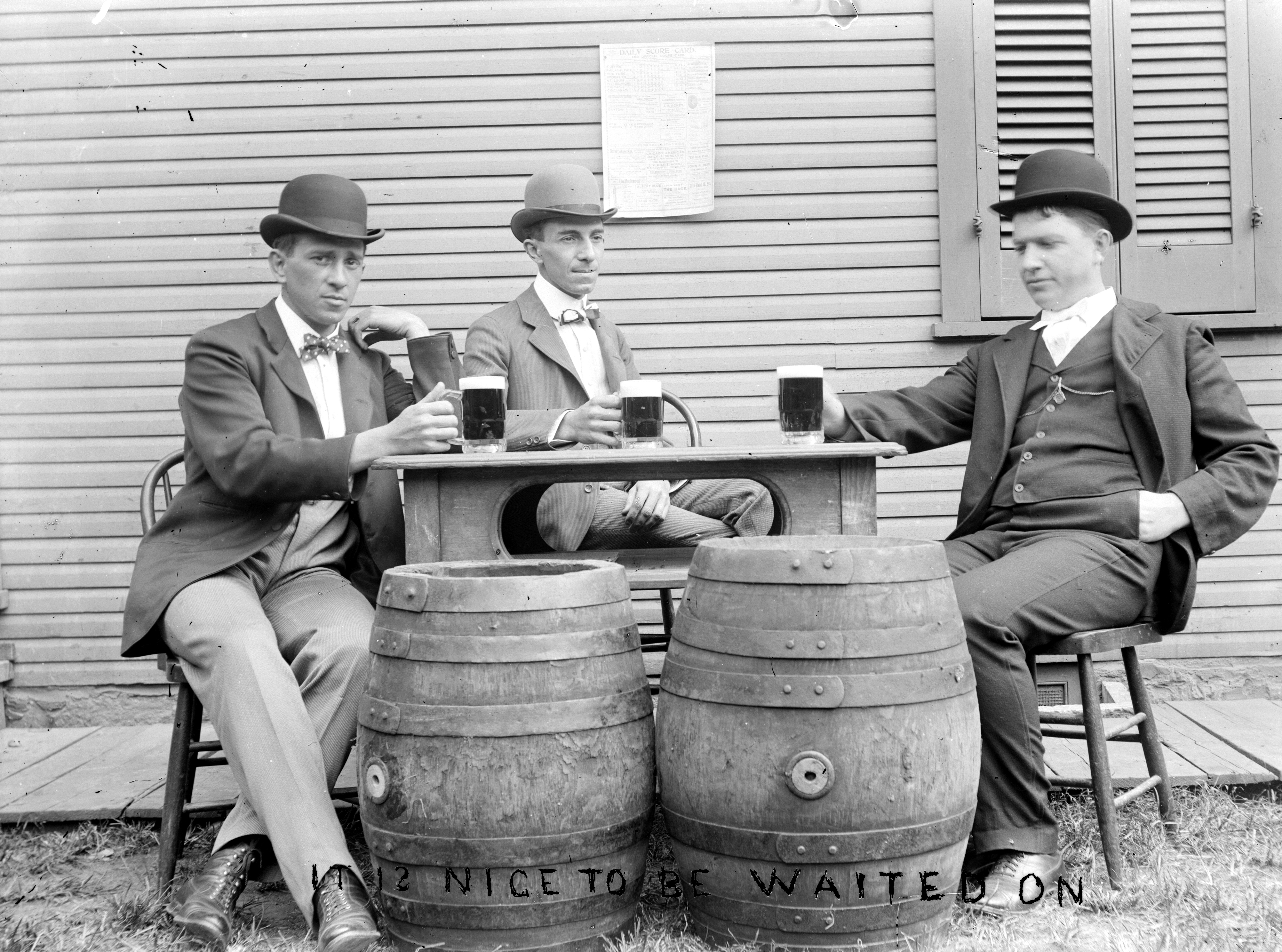 Men Drinking Beer